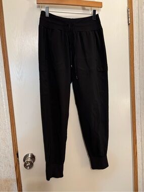 Women’s Black Jogger Pants with Drawstring Waist